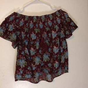 Off the shoulder blouse